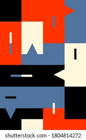 Color geometric design, vector background.Eps10 Illustration.