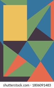 Color geometric design, vector background.Eps10 Illustration.