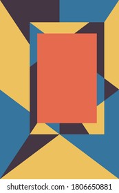 Color geometric design, vector background.Eps10 Illustration.