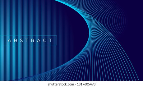 Color geometric gradient, futuristic background. Element of modern design wallpaper, background, packaging. Bright color lines, abstract shapes, dots. Background in minimalist style.