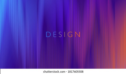 Farbgeometrischer Farbverlauf, futuristischer Hintergrund. Element des modernen Designs Tapete, Hintergrund, Verpackung. Helle Farblinien, abstrakte Formen, Punkte. Hintergrund im minimalistischen Stil.
