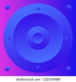 Color geometric pattern. Multicolored gradient abstraction with bright polygon. Minimal graphic background with simple shape and figure.