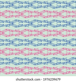 Color geometric pattern for print, textile on blue. Fashion graphic design. Modern stylish texture. Color template for prints, textiles, wrapping, wallpaper, banner, business, etc. illustration