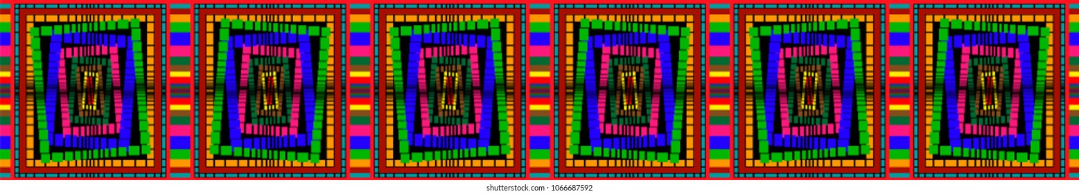Color geometric patterns that raise the mood.