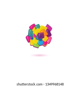 color geometric shape vector object