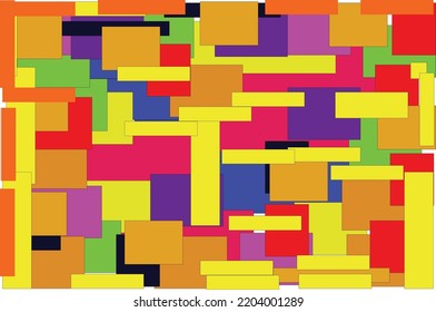 patrón de diseño de formas geométricas de color