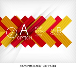 Color de las formas geométricas con elementos de opción fondo abstracto