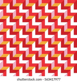 Color geometric shapes pattern background.