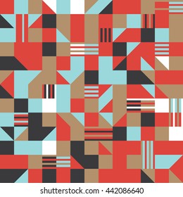 Color geometric shapes square pattern background. shapes pattern concept.