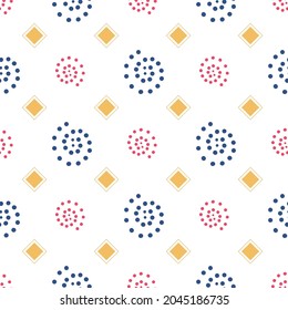 Color geometry pattern in doodle technique for design. 