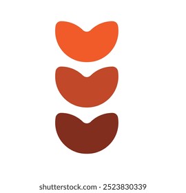 color Gepmetraic element vector set