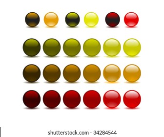 Color glass balls