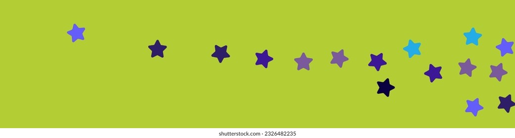 Color Glitter Vector Blue Yellow Panoramic Background. Luxurious Confetti Shiny Postcard. Constellation Paper Illustration. Swirl Happy Texture.