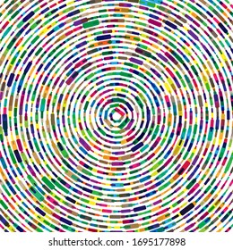color glitters in circles. round background for disco party