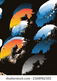 The Color globe shape is suitable for advertising background, banners, booklets, leaflets.