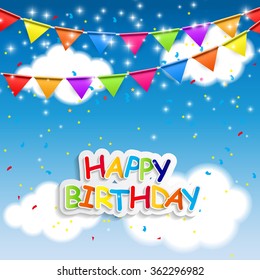 Color Glossy Balloons Background Vector Illustration EPS10
