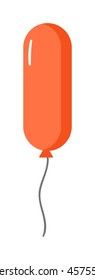 Color glossy balloons mega set vector illustration