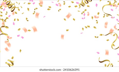 Color Glossy Happy Birthday Balloons Banner Background Illustration