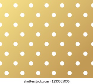 Color gold polka dot pattern, Gold Design Templates, holiday background vector illustration.