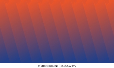 Farbabstufung, abstrakter Hintergrund. Abstufungen in Orange und Blau