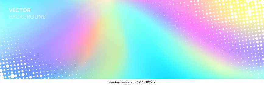 Color gradation abstract gradient soft background, vector blend mesh. Holographic iridescent blurred soft gradation effect