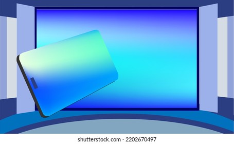 Color gradation by color gradation Used to make websites, posters or other forms of public relations media.