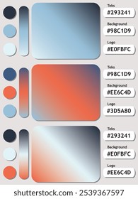 Color Gradation Combination for Background