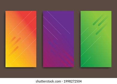 Color gradation combination background template. Great vector for banners, flyers, sales templates, web, social media etc