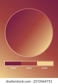 Color gradation for your artwork background, teks and logo