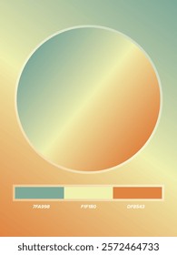 Color gradation for your artwork background, teks and logo