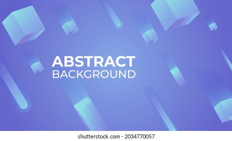 Color gradient 3d shape background abstract 