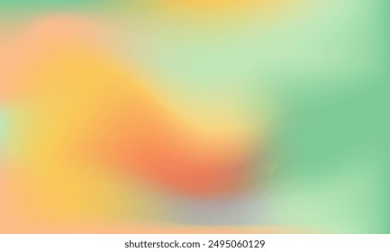 Color gradient abstract background. Blue, pink and yellow gradation vector texture. Pastel color blur abstract background. Vector illustration