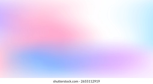 Farbverlauf abstrakter Hintergrund mit violetter, rosafarbener und gelber Abstufung. Weiche Pastellunschärfe, perfekt für moderne Vektorgrafiken und Illustrationen.