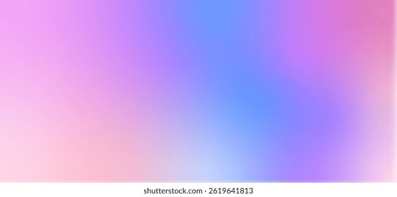 Gradiente de cor , fundo abstrato do céu, nuvens. Fundo do gradiente de fluido. Cor pastel de onda turva roxo, rosa, azul, branco. Vetor