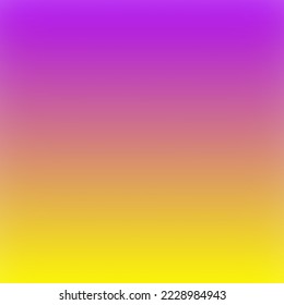 Color gradient. Abstract vector background. Background for a presentation, a cover for a magazine, a layout for an advertisement, a template for a banner. Purple and yellow colors.
