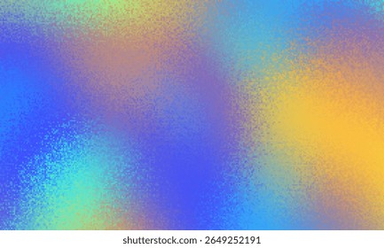 Fundo de gradiente de cor, textura de gradação de grão azul abstrato, fundo abstrato de borrão de textura de ruído vetorial