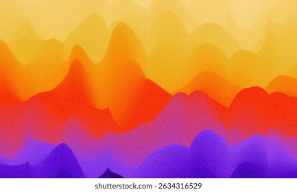 Color gradient background, abstract colorful grain gradation texture, vector noise texture blur abstract background. Beautiful color gradient background with noise. Abstract pastel smoke or fog effect