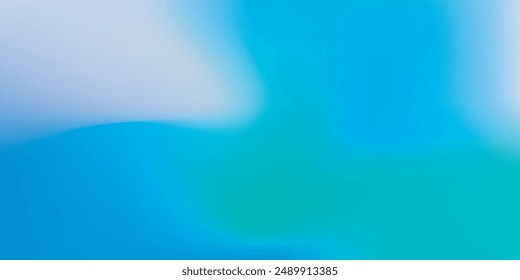 Fondo de degradado de color, textura de gradación de grano azul verde abstracto, textura de ruido verde Vector desenfocar fondo abstracto