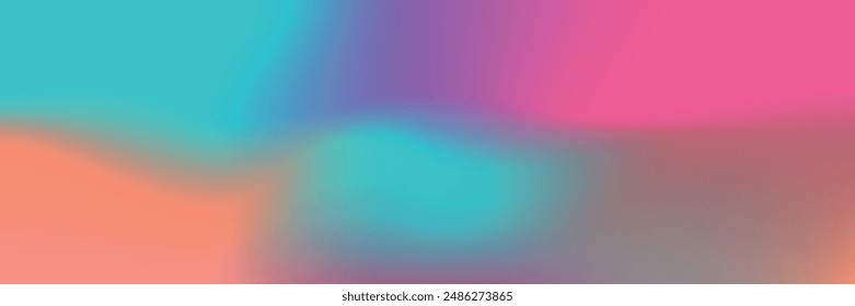 Fondo de degradado de color abstracto grano naranja gradación textura Vector rosa ruido textura desenfocar fondo abstracto.