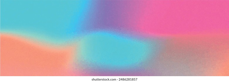 Farbverlauf Hintergrund abstrakt orange Kornabstufung Textur Vektorgrafik Rosa Rauschen Textur Unschärfe abstrakter Hintergrund.