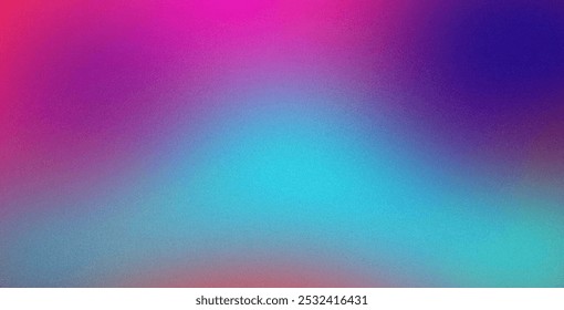 Color gradient background with abstract orange grain gradation and pink-blue noise texture. Ideal for modern, creative designs, posters, banners, and digital backgrounds with a blurred effect.