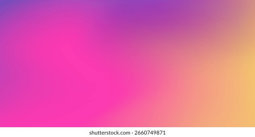 Fondo de gradiente de color, textura de gradación de grano naranja abstracto, desenfoque de textura de ruido rosa Vector, moderno, eps10