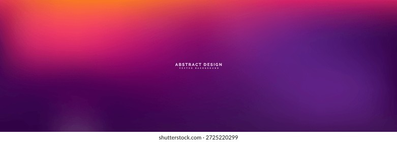 Fondo de gradiente de color, textura de gradación de grano naranja abstracto, Vector púrpura. Ilustración vectorial