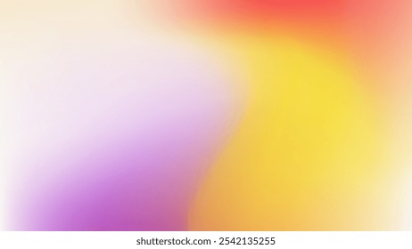 Fondo degradado de color, arco iris pastel abstracto. Textura de gradación de Anuncio de color naranja amarillo rojo azul claro, fondo abstracto de desenfoque de holograma de Vector