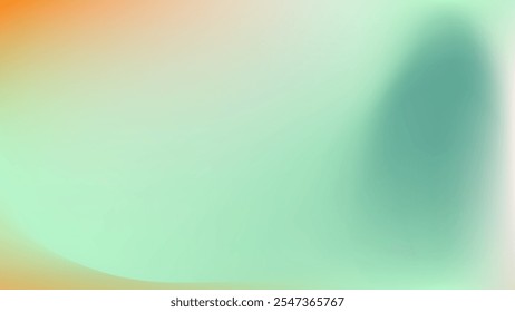 Color gradient background, abstract pastel rainbow. Light green yellow color banner gradation texture, vector blur abstract background
