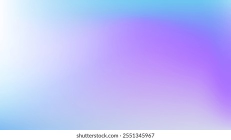 Color gradient background, abstract pastel rainbow. Light soft blue purple pink white color banner gradation texture, vector blur abstract background