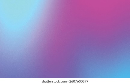 Color gradient background, abstract pink grain gradation texture, vector blue noise texture blur abstract background. For art product design, Social media, Trendy, Vintage, Brochure, Banner