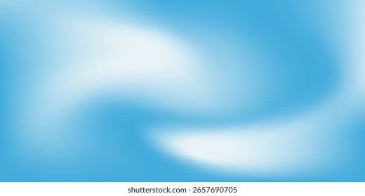 Fondo de gradiente de color, textura de gradación de grano blanco abstracto, textura de ruido azul Vector arte simple moderno. Vector desenfocado