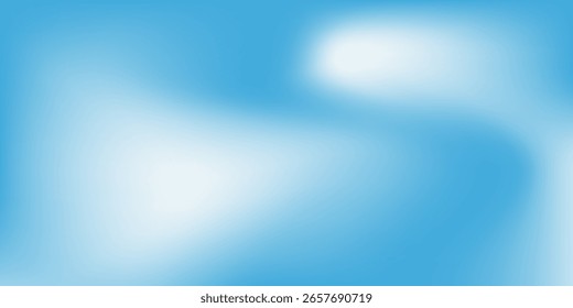 Fondo de gradiente de color, textura de gradación de grano blanco abstracto, textura de ruido azul Vector arte simple moderno. Vector desenfocado