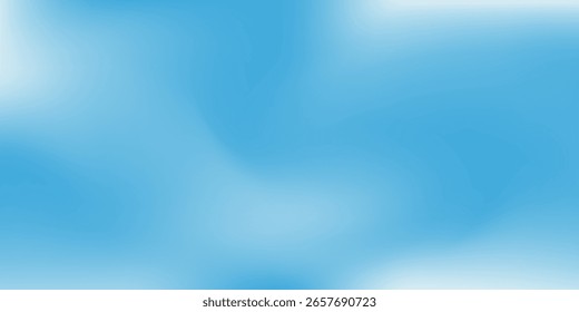 Fondo de gradiente de color, textura de gradación de grano blanco abstracto, textura de ruido azul Vector arte simple moderno. Vector desenfocado